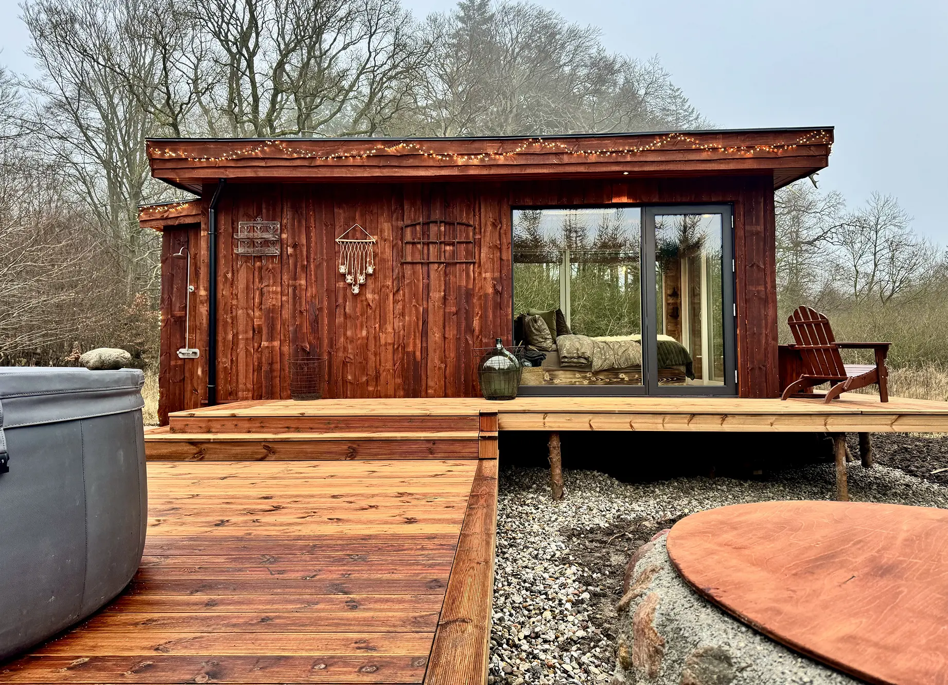 Skovperlen glampinghytte