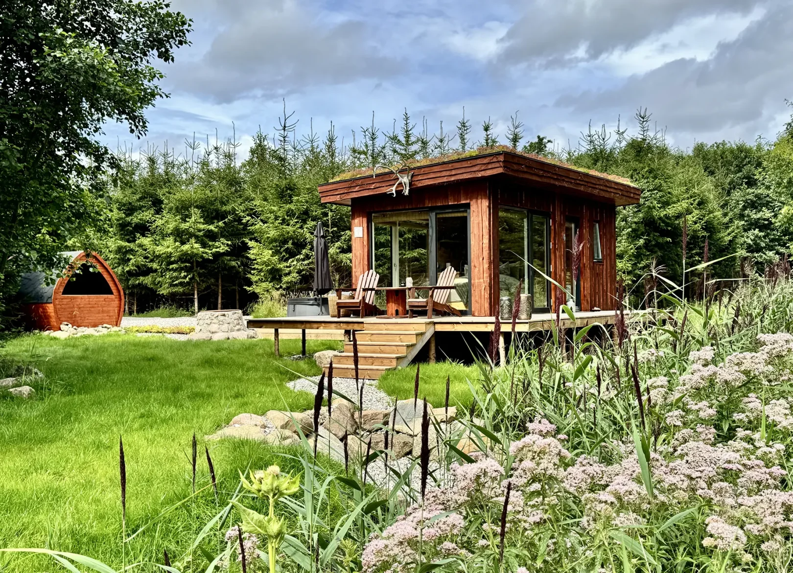 Skovperlen glampinghytte